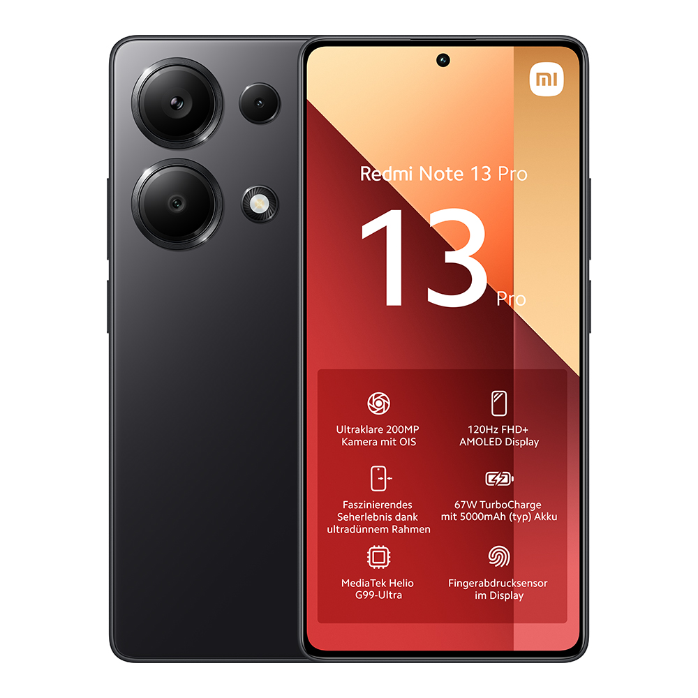 Redmi Note 13 Pro 8GB/256GB Smartphone | Schwarz